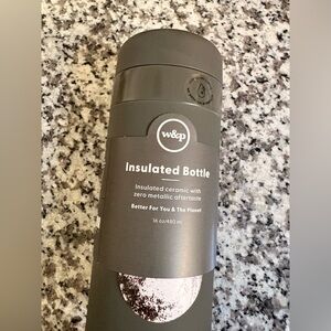 NWT w&p 16 oz Charcoal Insulated Bottle